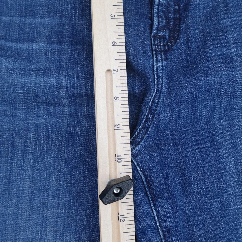Chicos So Slimming Jeans US10 Blue Girfriend Slim Leg Ankle Mid Rise Medium Wash - Picture 12 of 13